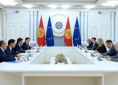 دیدار موگرینی با رئیس جمهور قرقیزستان؛ همکاری استراتژیک محور رایزنی