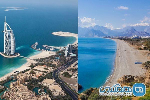 دبی یا آنتالیا؟ کدام شهر برای سفر خارجی بهتر است؟